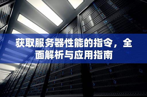 获取服务器性能的指令，全面解析与应用指南