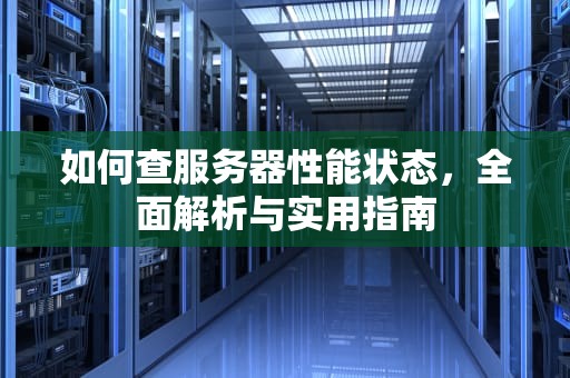 如何查服务器性能状态，全面解析与实用指南