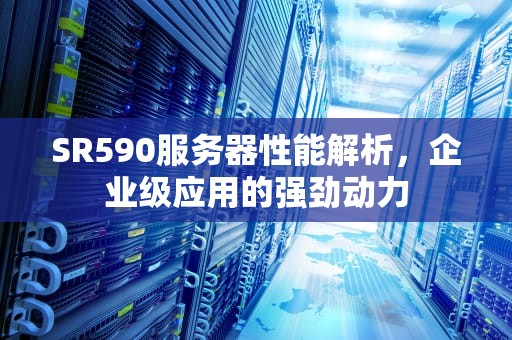 SR590服务器性能解析，企业级应用的强劲动力