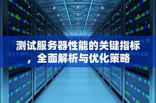 测试服务器性能的关键指标，全面解析与优化策略