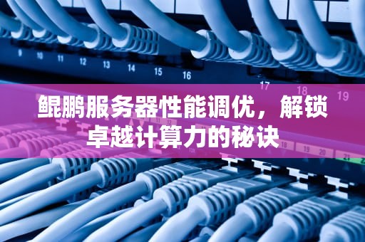 鲲鹏服务器性能调优，解锁卓越计算力的秘诀