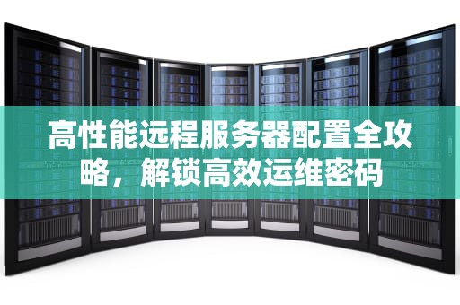 高性能远程服务器配置全攻略，解锁高效运维密码