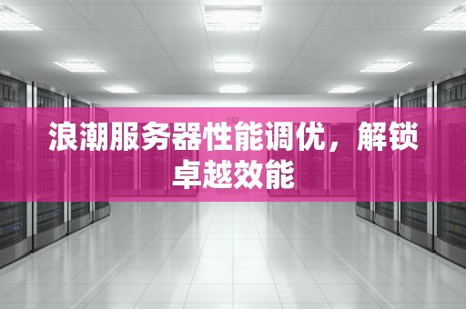 浪潮服务器性能调优，解锁卓越效能