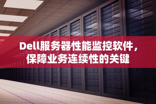 Dell服务器性能监控软件，保障业务连续性的关键
