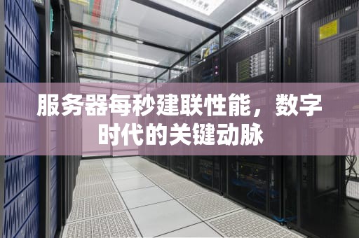 服务器每秒建联性能，数字时代的关键动脉