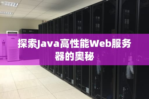 探索Java高性能Web服务器的奥秘