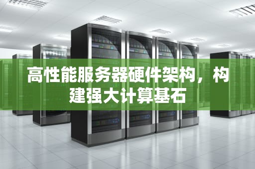 高性能服务器硬件架构，构建强大计算基石