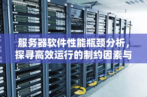 服务器软件性能瓶颈分析，探寻高效运行的制约因素与优化策略