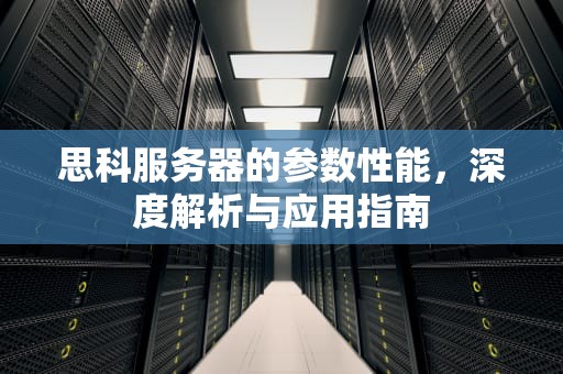 思科服务器的参数性能，深度解析与应用指南