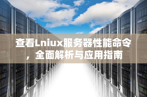 查看Lniux服务器性能命令，全面解析与应用指南