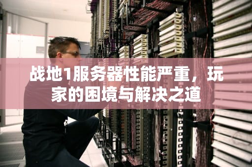 战地1服务器性能严重，玩家的困境与解决之道