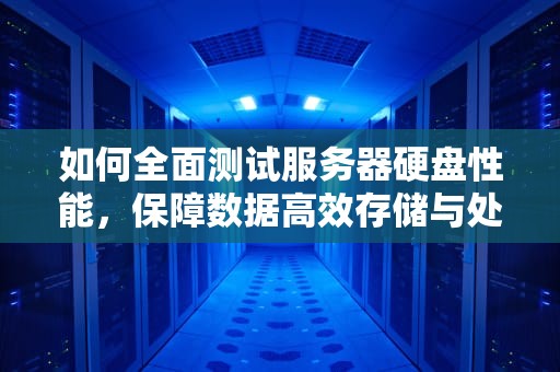 如何全面测试服务器硬盘性能，保障数据高效存储与处理的关键步骤