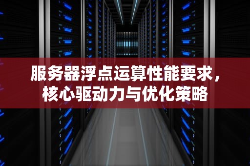 服务器浮点运算性能要求，核心驱动力与优化策略