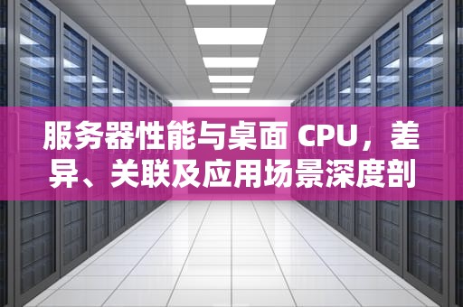 服务器性能与桌面 CPU，差异、关联及应用场景深度剖析