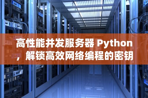 高性能并发服务器 Python，解锁高效网络编程的密钥