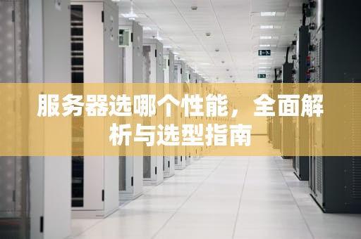 服务器选哪个性能，全面解析与选型指南