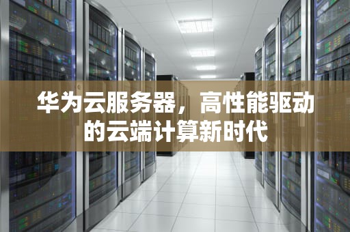 华为云服务器，高性能驱动的云端计算新时代