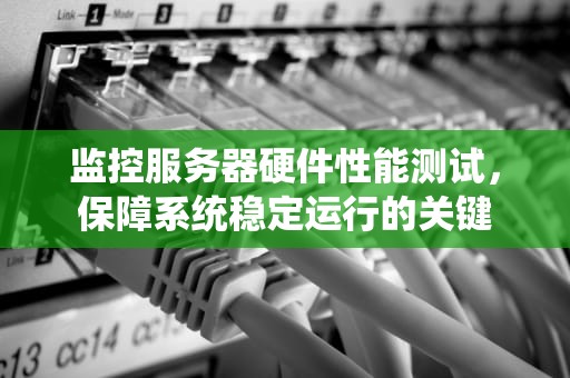 监控服务器硬件性能测试，保障系统稳定运行的关键