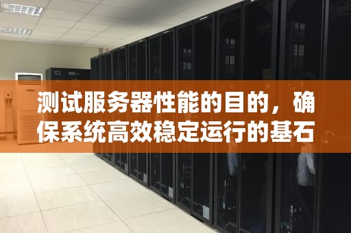 测试服务器性能的目的，确保系统高效稳定运行的基石