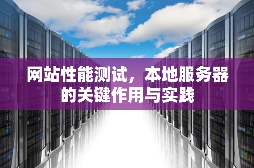 网站性能测试，本地服务器的关键作用与实践