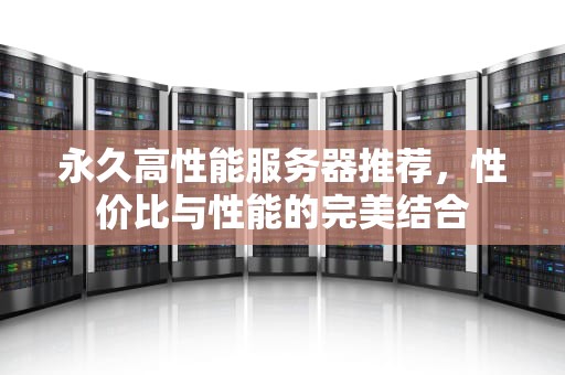 永久高性能服务器推荐，性价比与性能的完美结合