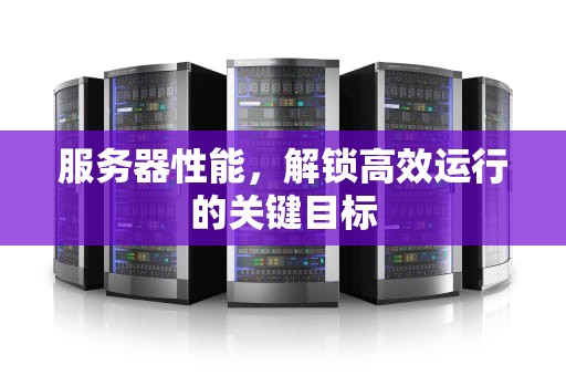 服务器性能，解锁高效运行的关键目标