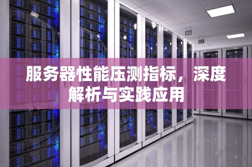 服务器性能压测指标，深度解析与实践应用