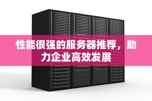 性能很强的服务器推荐，助力企业高效发展
