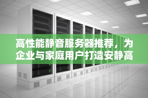 高性能静音服务器推荐，为企业与家庭用户打造安静高效的计算环境