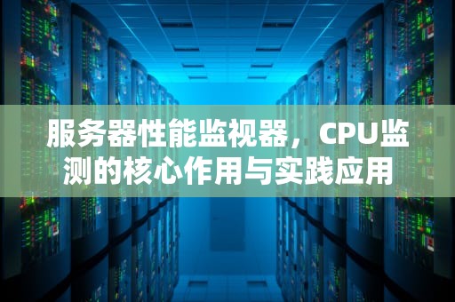 服务器性能监视器，CPU监测的核心作用与实践应用