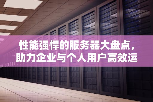 性能强悍的服务器大盘点，助力企业与个人用户高效运算