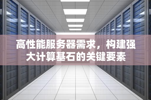 高性能服务器需求，构建强大计算基石的关键要素
