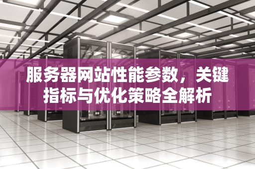 服务器网站性能参数，关键指标与优化策略全解析