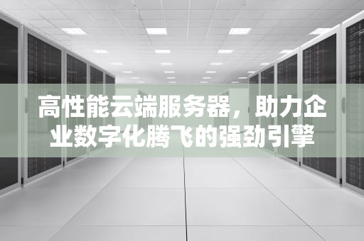 高性能云端服务器，助力企业数字化腾飞的强劲引擎