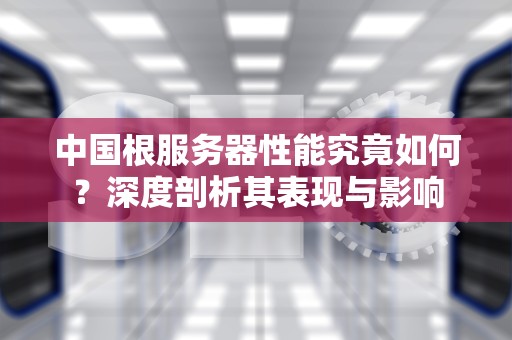 中国根服务器性能究竟如何？深度剖析其表现与影响