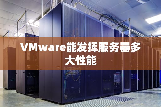 VMware能发挥服务器多大性能