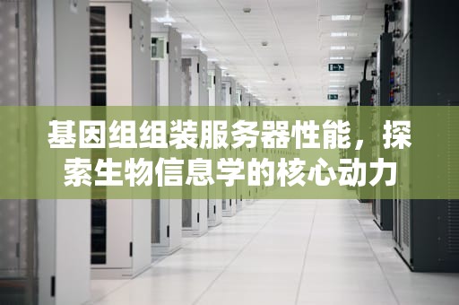 基因组组装服务器性能，探索生物信息学的核心动力