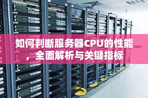 如何判断服务器CPU的性能，全面解析与关键指标