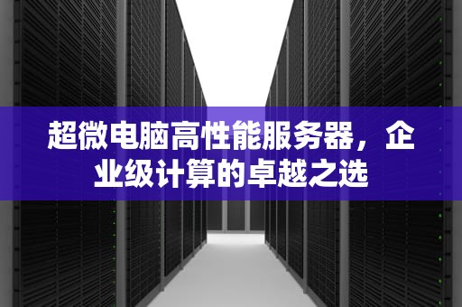 超微电脑高性能服务器，企业级计算的卓越之选