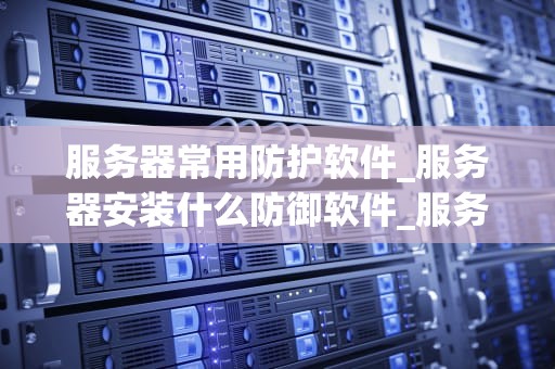 服务器常用防护软件_服务器安装什么防御软件_服务器常用防护软件的全面解析