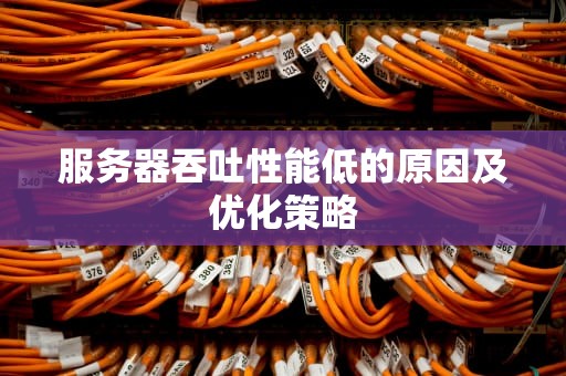 服务器吞吐性能低的原因及优化策略