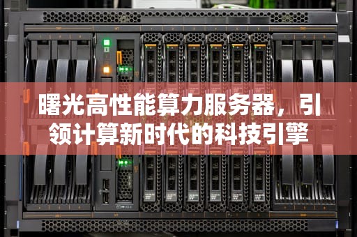 曙光高性能算力服务器，引领计算新时代的科技引擎