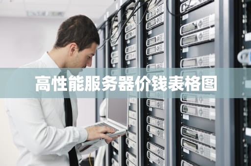 高性能服务器价钱表格图