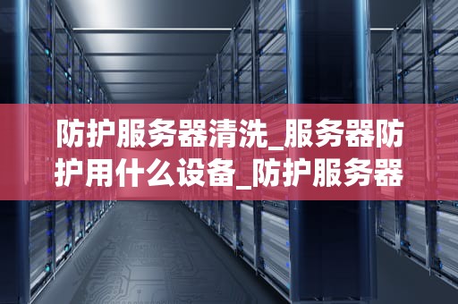 防护服务器清洗_服务器防护用什么设备_防护服务器清洗的重要性与实施策略