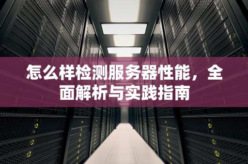 怎么样检测服务器性能，全面解析与实践指南