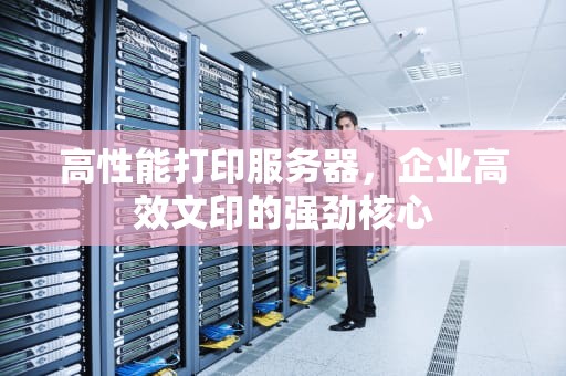 高性能打印服务器，企业高效文印的强劲核心