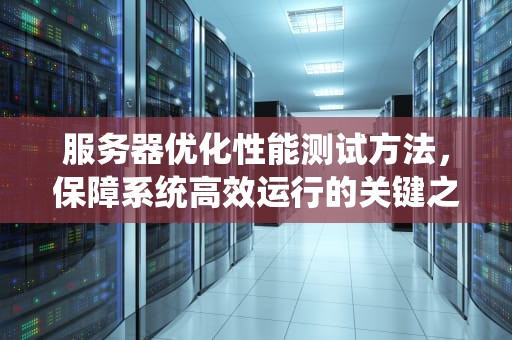 服务器优化性能测试方法，保障系统高效运行的关键之道
