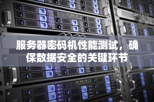 服务器密码机性能测试，确保数据安全的关键环节