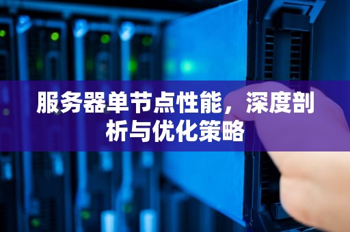 服务器单节点性能，深度剖析与优化策略