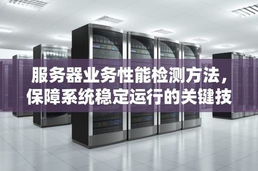 服务器业务性能检测方法，保障系统稳定运行的关键技术解析